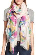 Women's Nordstrom Birds In Flight Cashmere & Silk Scarf