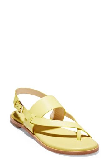 Women's Cole Haan Anica Sandal .5 B - Yellow