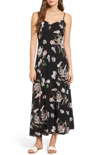 Women's Love, Fire Floral Maxi Dress