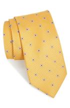 Men's Nordstrom Men's Shop Dazzle Neat Silk Tie, Size - Metallic