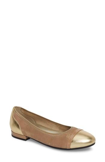 Women's David Tate Luscious Flat M - Brown