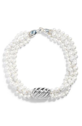 Women's Simon Sebbag Shell Imitation Pearl Torsade Necklace