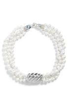 Women's Simon Sebbag Shell Imitation Pearl Torsade Necklace