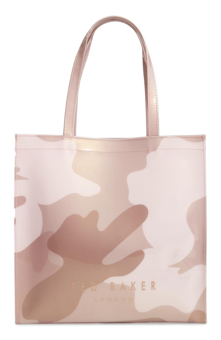 Ted Baker London Glacier Large Icon Tote - Metallic
