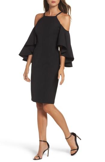 Women's Vince Camuto Laguna Cold Shoulder Sheath Dress