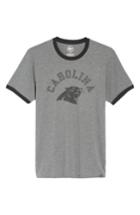Men's 47 Brand Carolina Panthers Ringer T-shirt - Grey