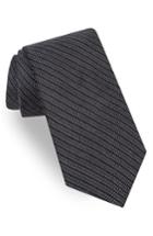 Men's Ted Baker London West End Wardrobe Silk Tie, Size - Black