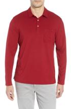 Men's Tommy Bahama Tropicool Sueded Sands Fit Polo, Size Medium - Purple