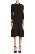 Women's Emporio Armani High Neck Fit & Flare Dress Us / 38 It - Black