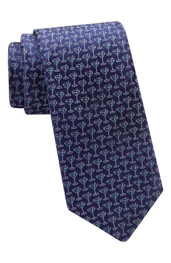 Men's Ted Baker London Martini Silk Tie, Size - Blue