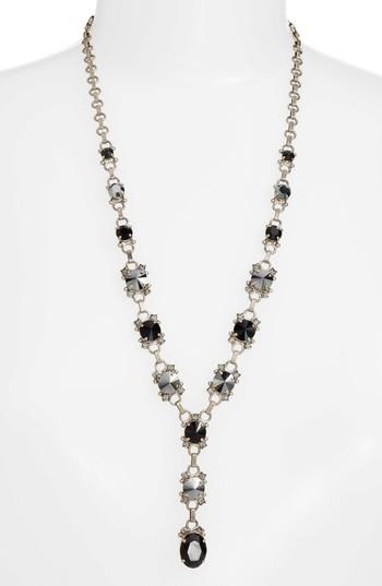 Women's Sorrelli Marigold Crystal Station Y-necklace