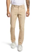 Men's John Varvatos Star Usa Wight Slim Fit Straight Leg Stretch Jeans - Brown