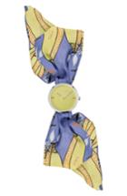 Women's Furla Giada Bandeau Silk Wrap Watch, 33mm
