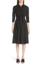 Women's Lafayette 148 New York Mariel Tie Waist Dress - Black