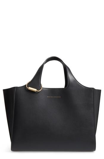 Victoria Beckham Newspaper Leather Tote -