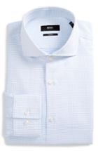 Men's Boss Slim Fit Micro Check Dress Shirt