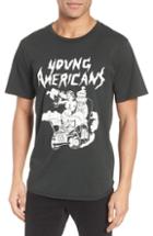 Men's Barking Irons Young Americans Graphic T-shirt - Black