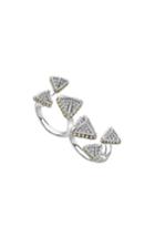 Women's Lagos Ksl Lux Diamond Two-finger Ring