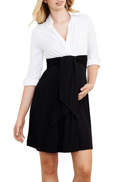 Women's Maternal America Maternity Shirtdress