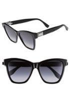 Women's Fendi Basic 55mm Sunglasses - Black