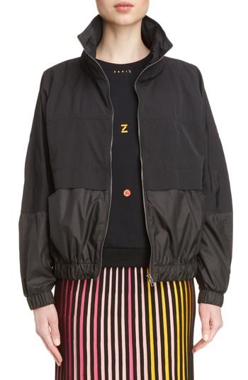 Women's Kenzo Windbreaker, Size - Black