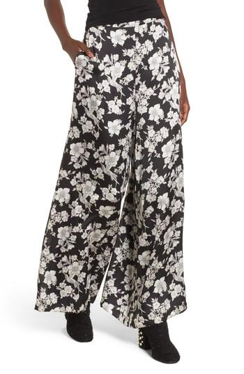 Women's Lost + Wander Birdee Wide Leg Pants - Black
