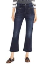 Women's J.crew Point Sur Zip Pocket Demi Bootcut Jeans - Blue
