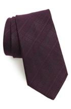 Men's John Varvatos Star Usa Crosshatch Tie, Size - Purple