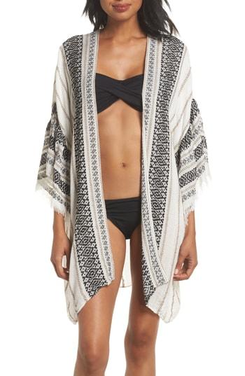 Women's Pool To Party Woven Cover-up, Size - White
