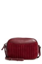 Steven Alan Ayla Leather & Quilted Suede Camera Bag - Green
