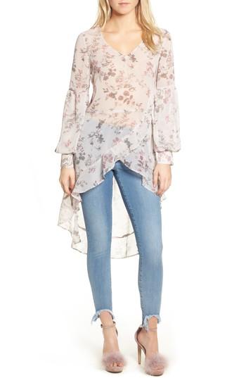 Women's Leith High/low Ruffle Top - Pink