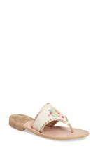 Women's Jack Rogers Parrots Sandal M - Beige