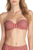 Women's Diane Von Furstenberg Strapless Bikini Top, Size - Red