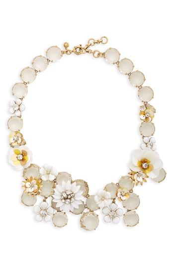 Women's J.crew Flower Statement Necklace