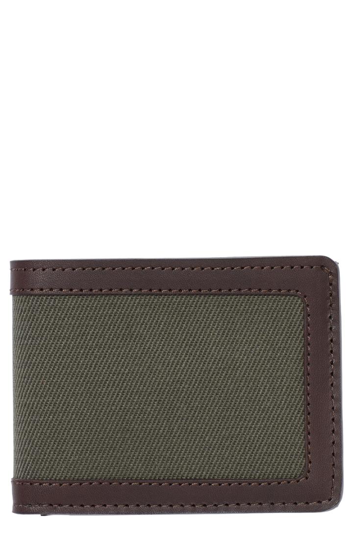Men's Filsone Outfitter Leather & Canvas Bifold Wallet -