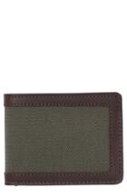Men's Filsone Outfitter Leather & Canvas Bifold Wallet -