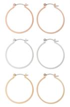 Women's Topshop Set Of 3 Hoop Earrings