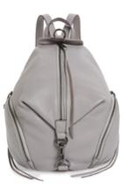 Rebecca Minkoff Julian Pebbled Leather Backpack - Grey