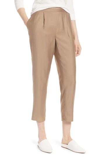 Women's Halogen Pull-on Ankle Pants - Brown