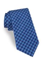Men's Ted Baker London Grid Silk Tie, Size - Blue