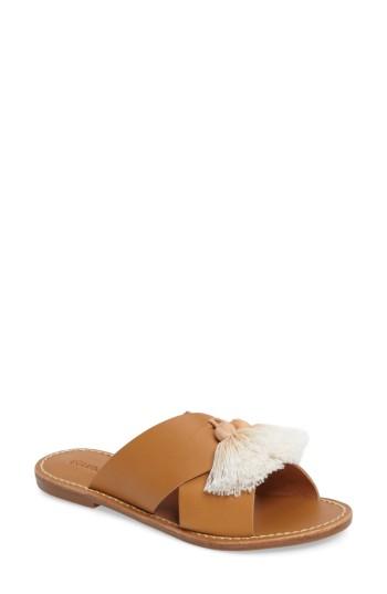 Women's Soludos Tassel Slide Sandal .5 M - Brown