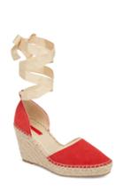 Women's Topshop Williams Wraparound Espadrille Wedge .5us / 37eu - Red