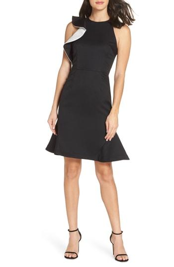 Women's Cooper St Jasmine Contrast Ruffle Dress - Black