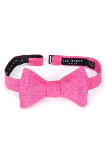 Men's Ted Baker London Solid Cotton Bow Tie