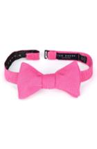 Men's Ted Baker London Solid Cotton Bow Tie