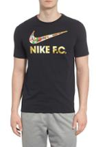 Men's Nike F.c. Swoosh Flag Graphic T-shirt - Black