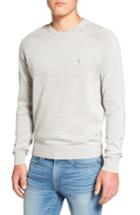 Men's Original Penguin Engineered Stripe Sweater - Grey