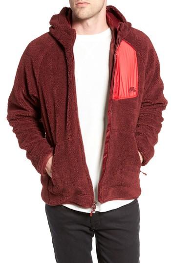 Men's Nike Sb Everett Hoodie, Size - Red