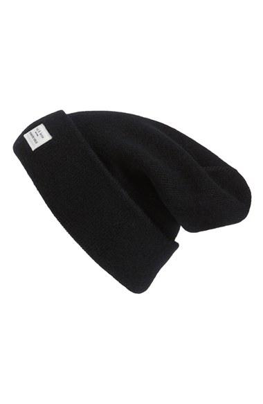 Men's Rag & Bone Standard Issue Stretch Wool Beanie - Black