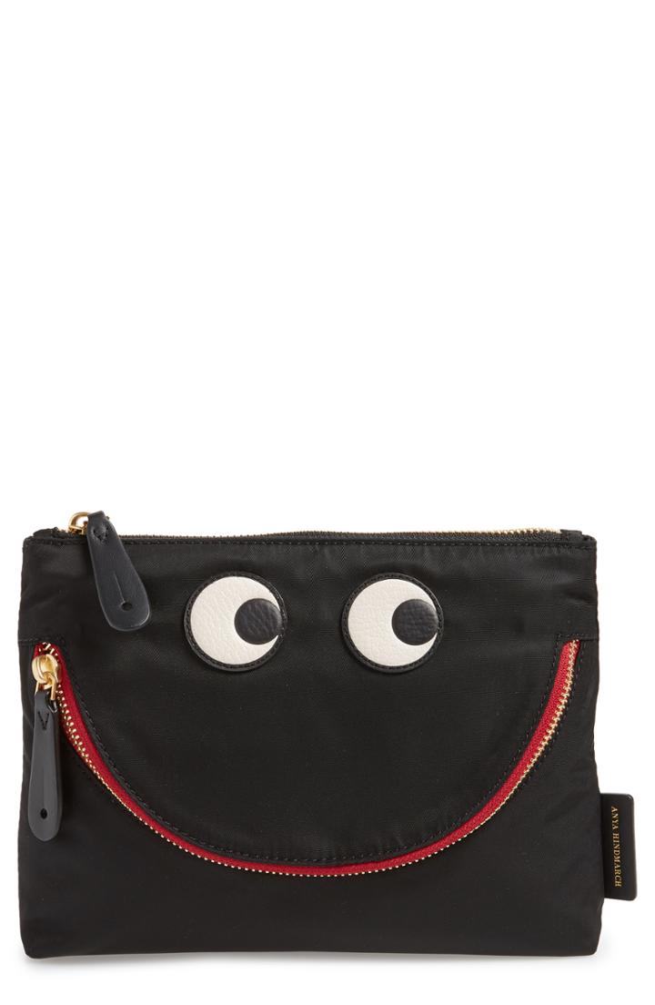 Anya Hindmarch Happy Eyes Nylon Pouch -